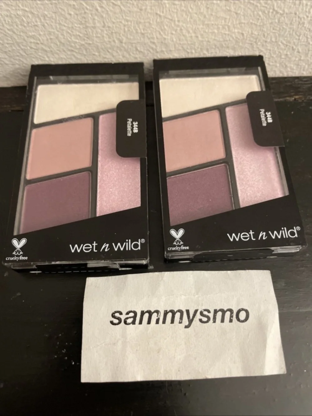 Wet N Wild Coloricon Eyeshadow Quad Palette 344 B Petalette x2